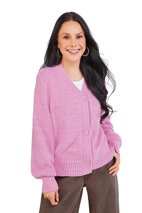 SUÉTER ROSA AFELPADO 90396