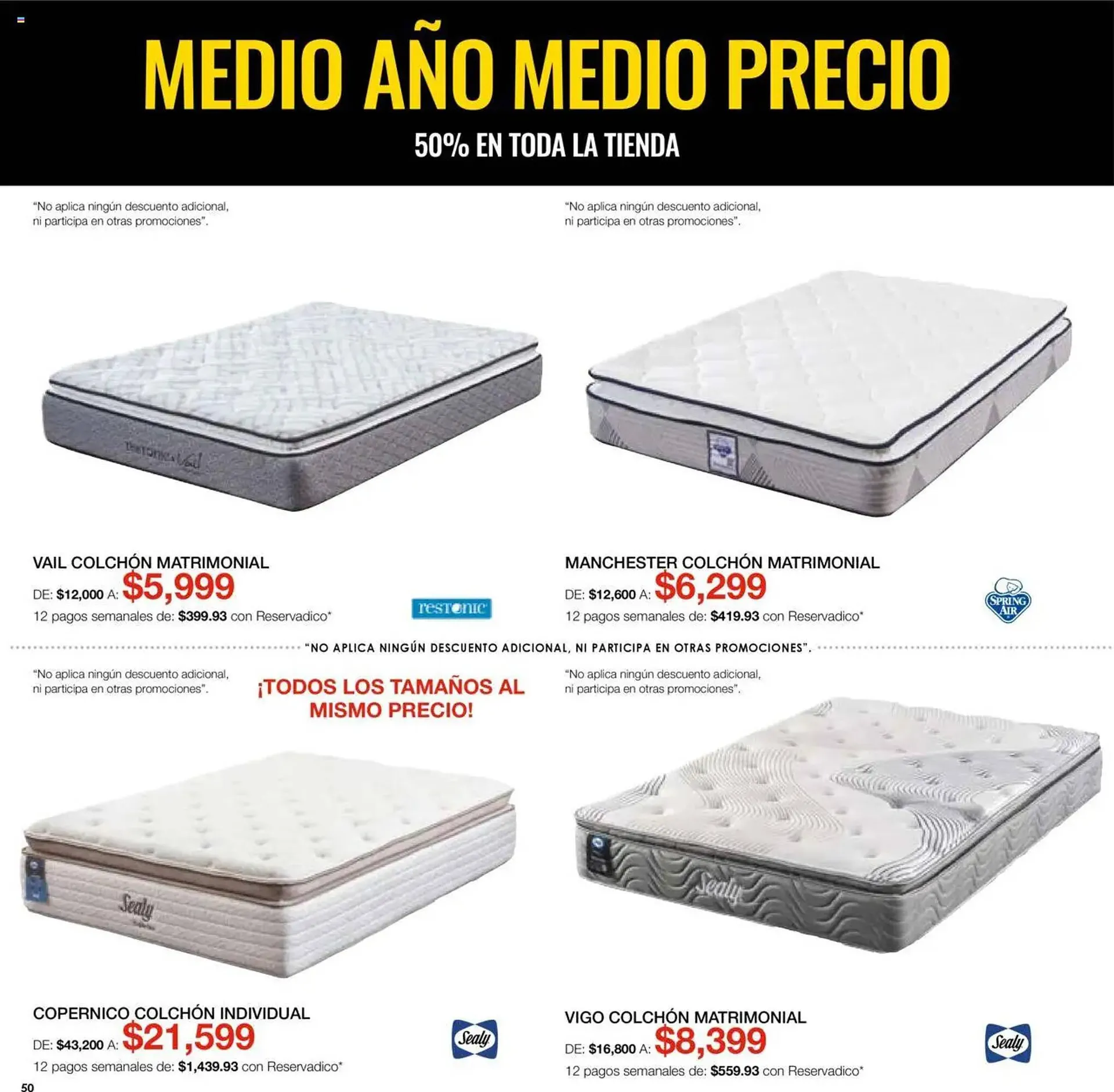 Catálogo de Catálogo Muebles Dico 1 de agosto al 1 de septiembre 2025 - Pagina 50