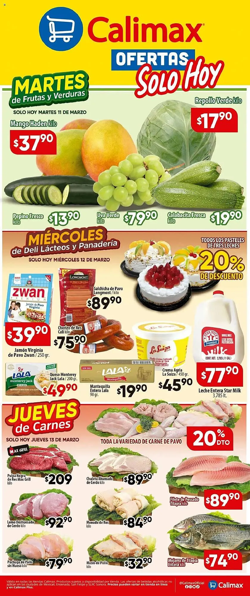 Catálogo de Catálogo Calimax 11 de marzo al 13 de marzo 2025 - Pagina 1