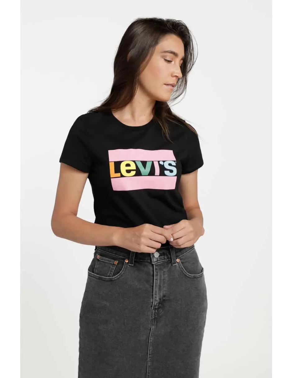 Playera manga corta Levi's cuello redondo para mujer