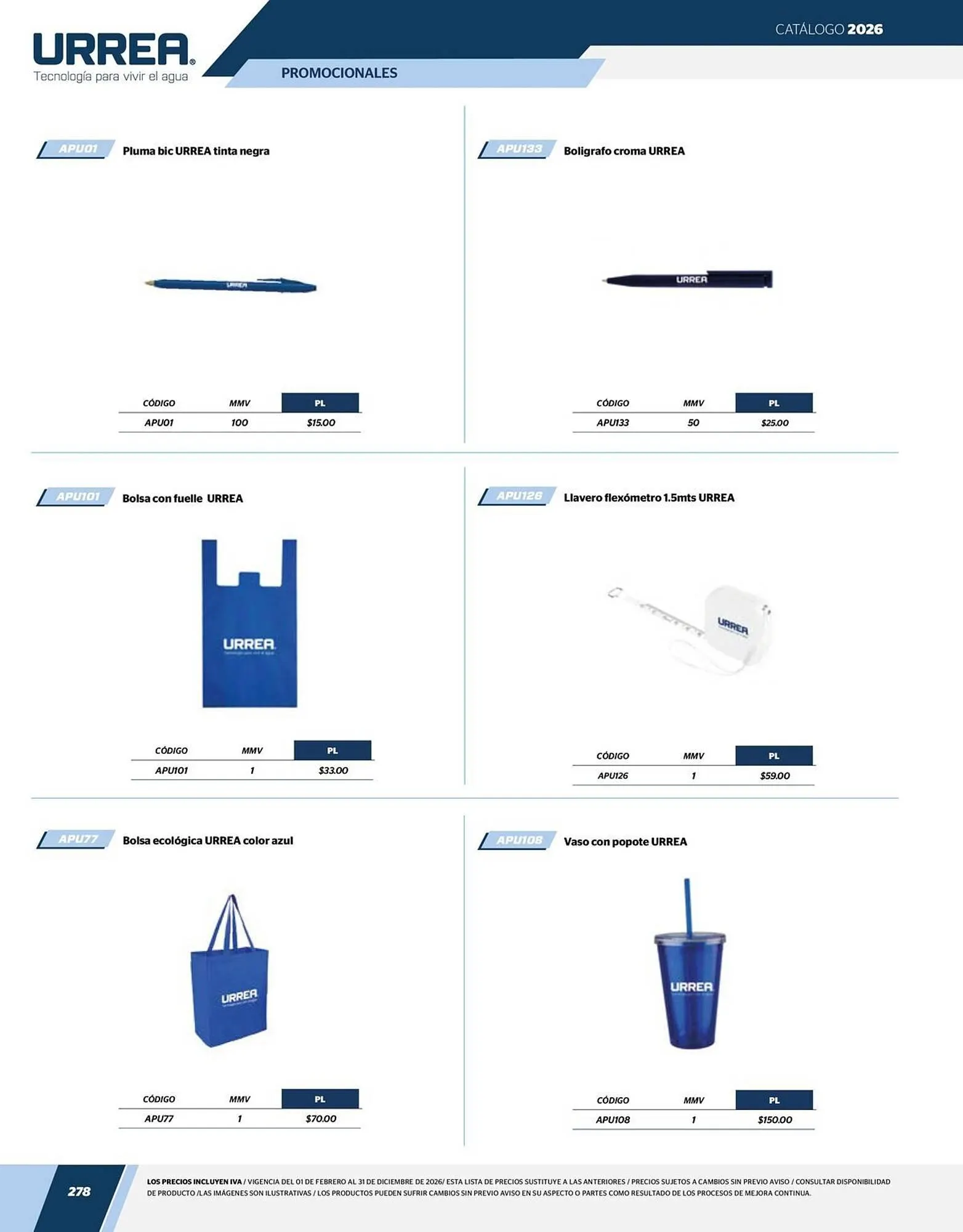 Catálogo de Catálogo Urrea 24 de abril al 31 de diciembre 2026 - Pagina 280