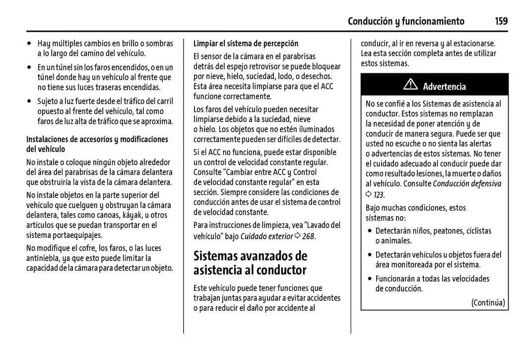 Catálogo de BrightDrop 400 Y BrightDrop 600 Manual del propietario 22 de enero al 31 de diciembre 2025 - Pagina 160