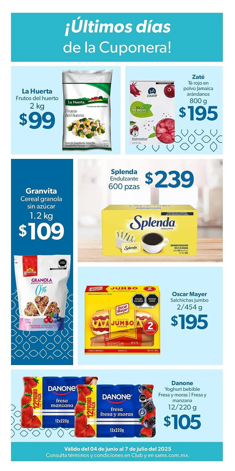 Catálogo de Catálogo Sam's Club 4 de julio al 7 de julio 2025 - Pagina 1