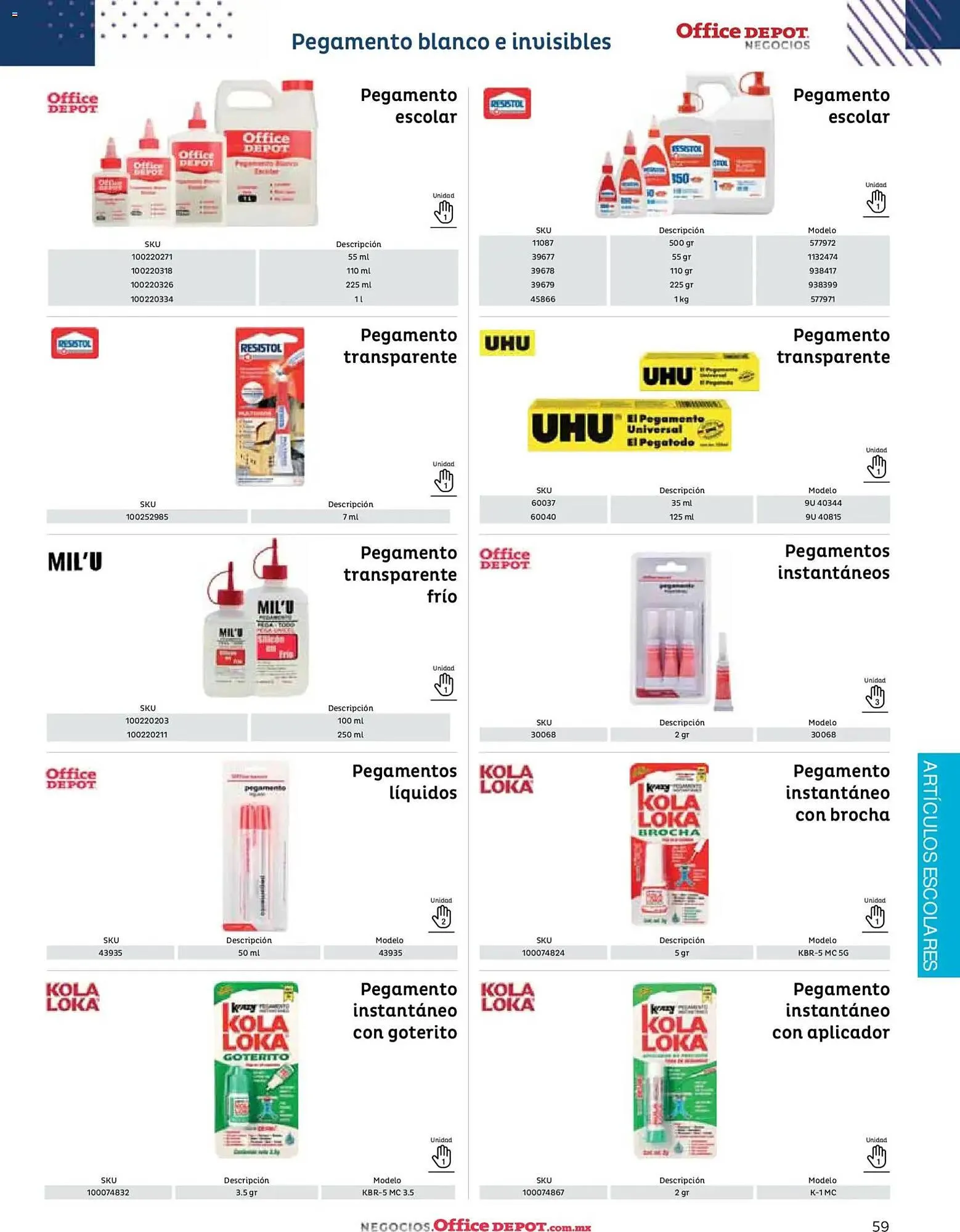 Catálogo de Catálogo Office Depot 12 de enero al 1 de enero 2027 - Pagina 61