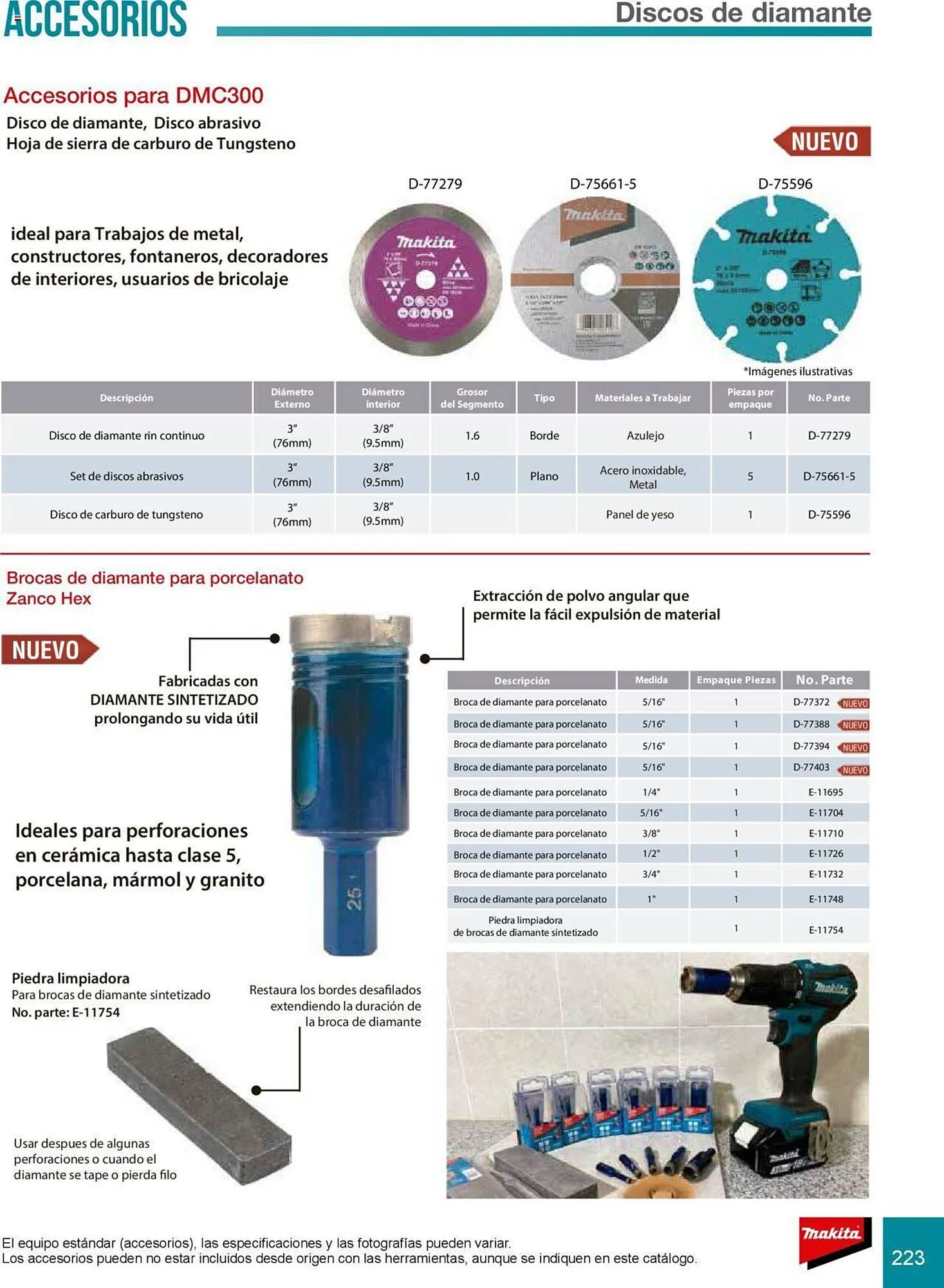 Catálogo de Catálogo Makita 8 de julio al 31 de diciembre 2025 - Pagina 223