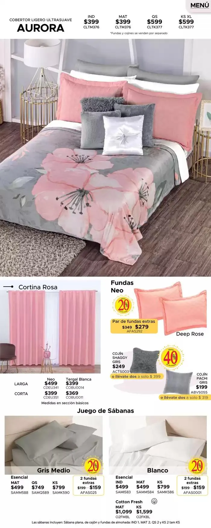 Catálogo de Ofertas Colchas Concord 4 de marzo al 31 de marzo 2025 - Pagina 424