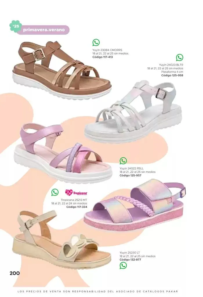 Catálogo de Pakar Sandalia 31 de enero al 31 de mayo 2025 - Pagina 200
