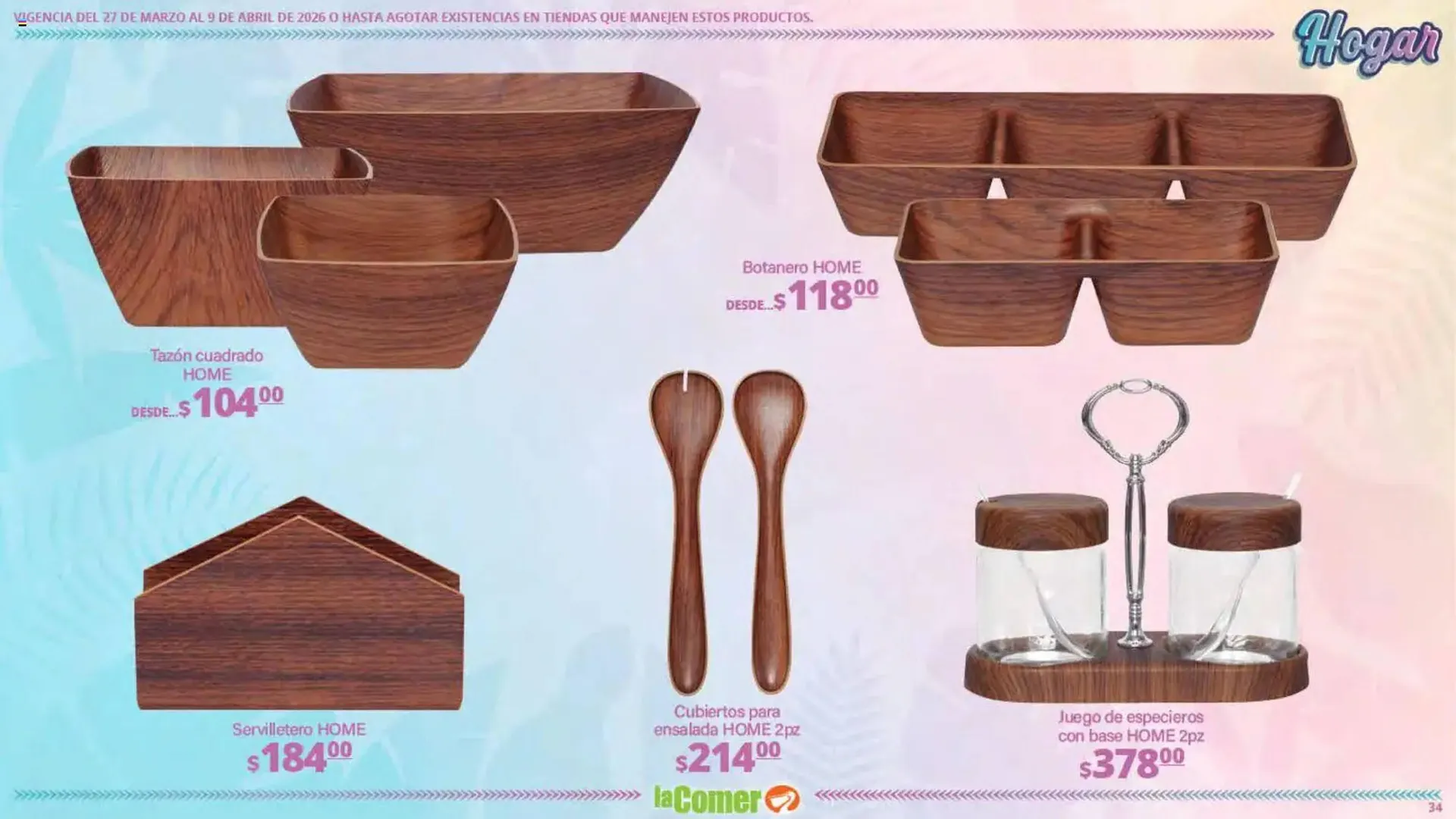 Catálogo de Folleto La Comer 27 de marzo al 10 de abril 2026 - Pagina 34