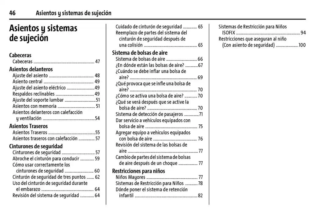 Catálogo de Cheyenne 2025 Manual del propietario 22 de enero al 31 de diciembre 2025 - Pagina 47