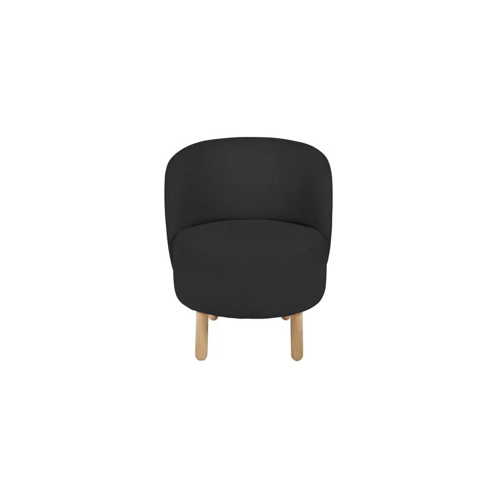 Kraapo - Sillón estilo minimalista color negro