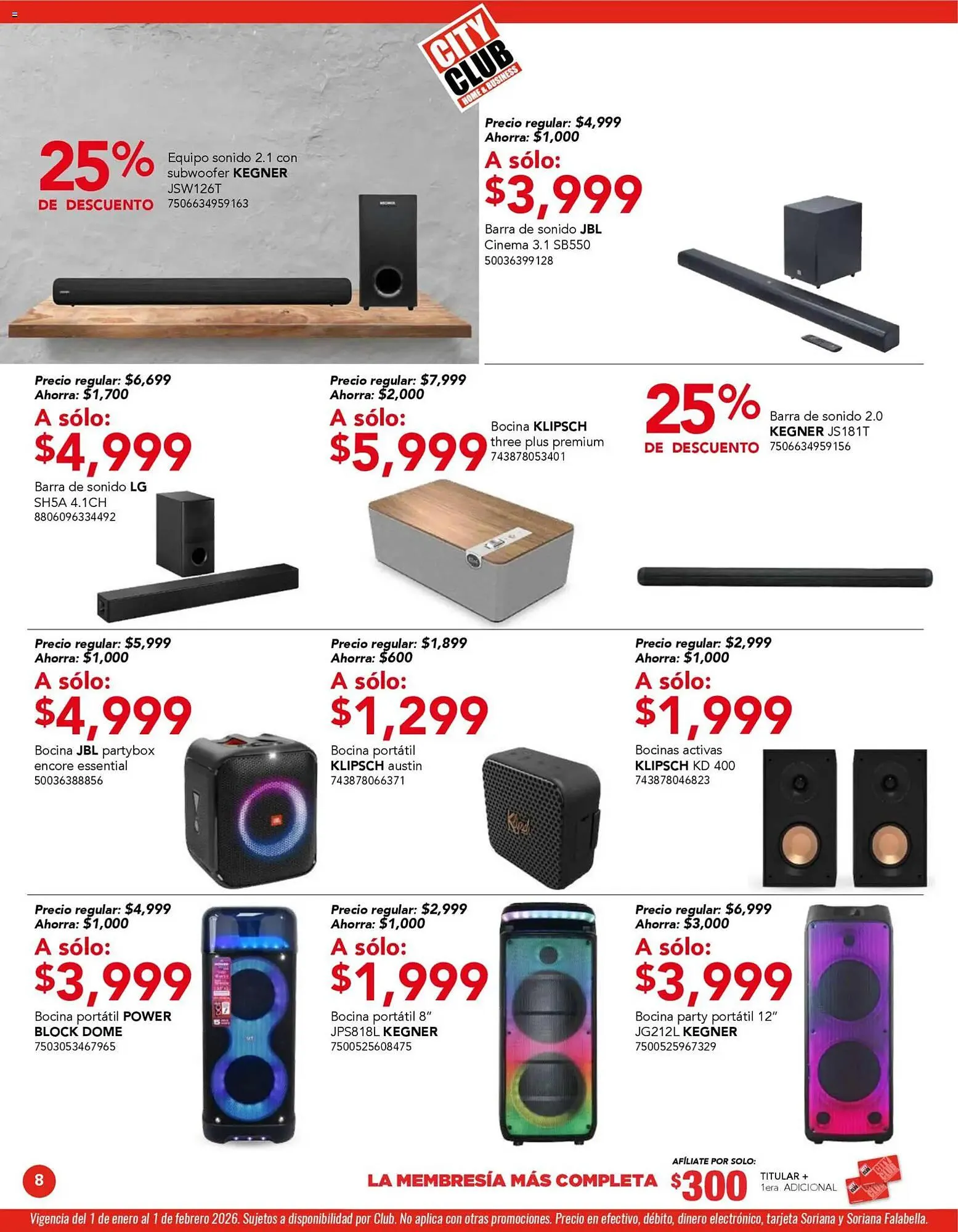 Catálogo de Catálogo City Club 1 de enero al 1 de febrero 2026 - Pagina 8