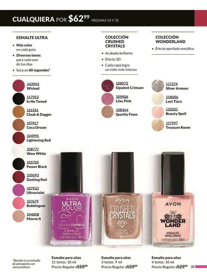 Catálogo de Avon COSMÉTICOS C10 15 de mayo al 19 de junio 2024 - Pagina 35