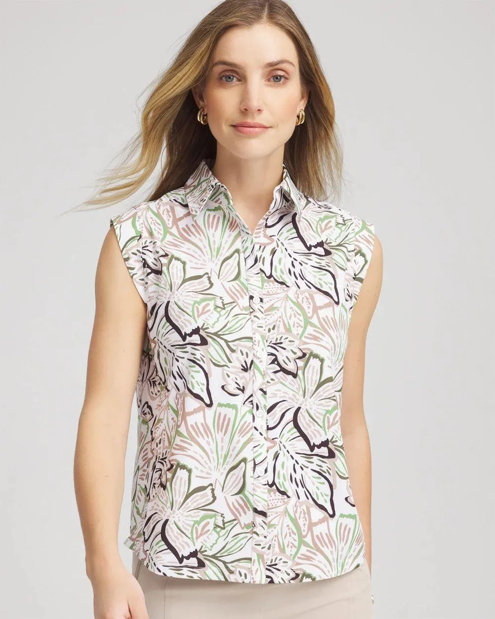 Zenergy ® UPF Quick-Dry Floral Shirt