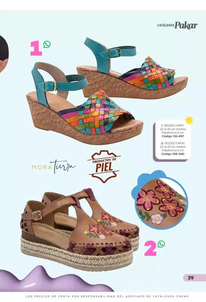 Catálogo de Pakar Sandalia 31 de enero al 31 de mayo 2025 - Pagina 39