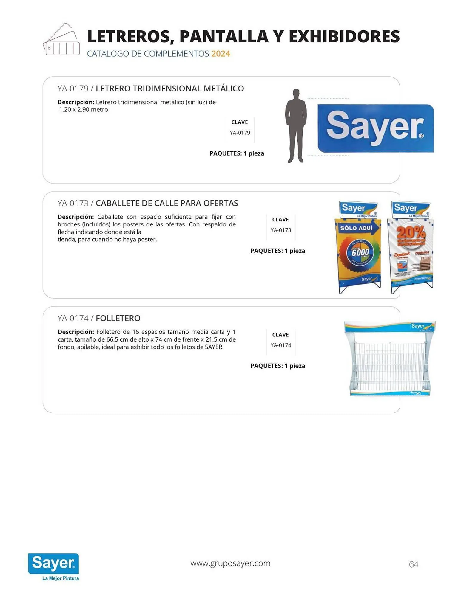 Catálogo de Catálogo Sayer 3 de enero al 31 de diciembre 2024 - Pagina 64