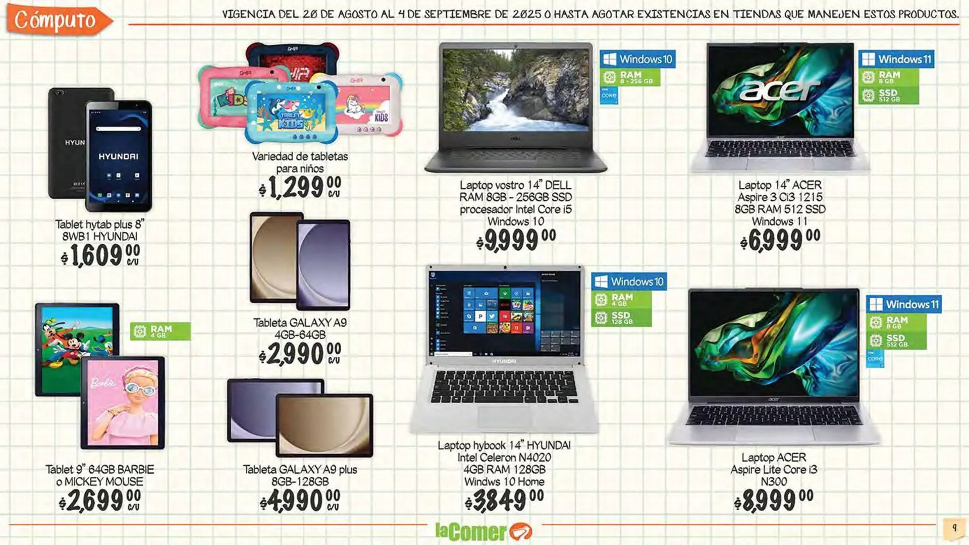 Catálogo de Catálogo La Comer 20 de agosto al 4 de septiembre 2025 - Pagina 9