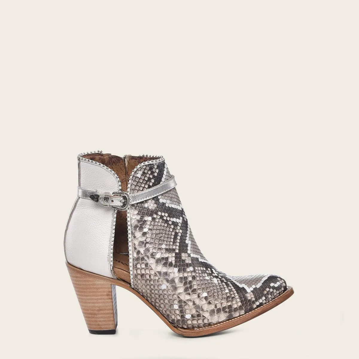 Botín en Piel Genuina de Pitón