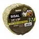 Cuerda de Sisal 1/4" X 15 m color natural