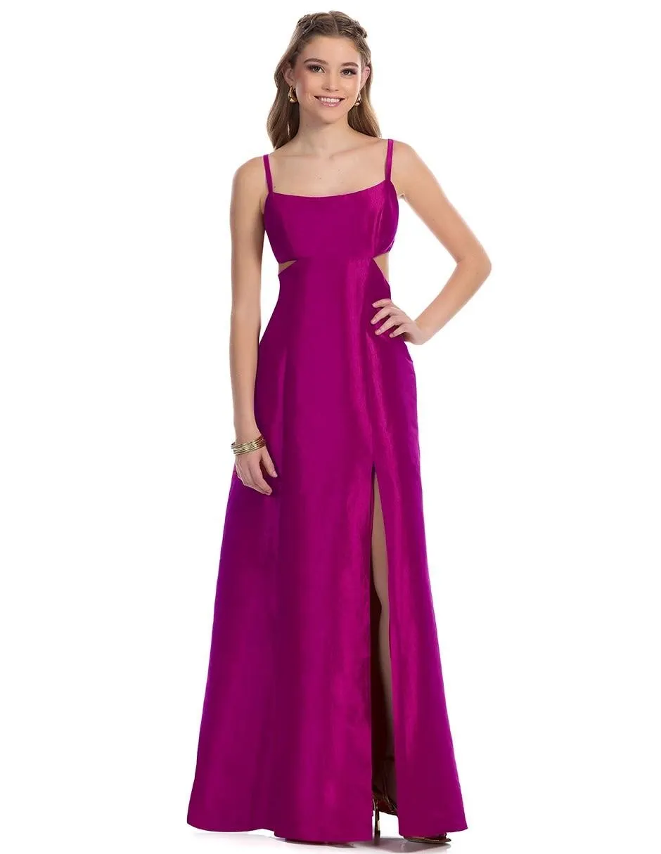 Vestido largo de fiesta Eva Brazzi escote regular