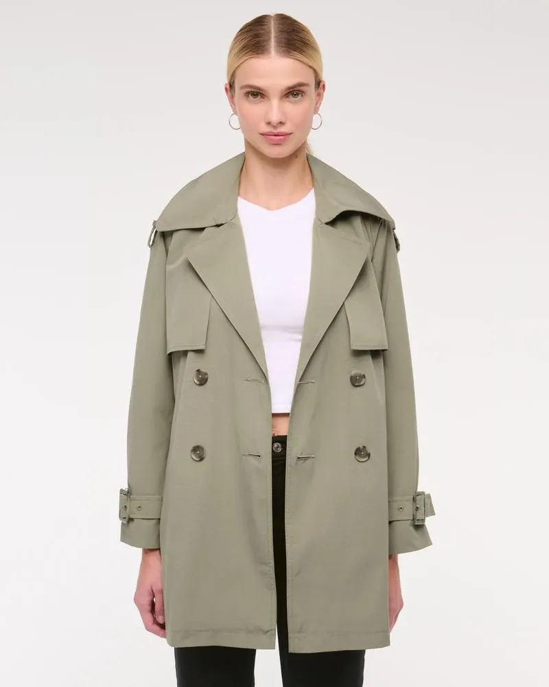 Mid-Length Trench Coat