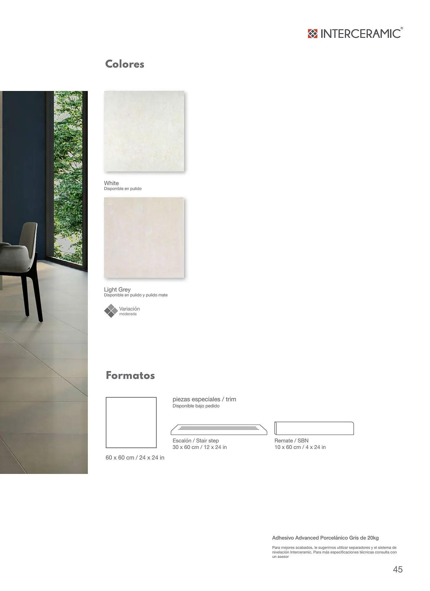 Catálogo de Catálogo Interceramic 12 de marzo al 31 de diciembre 2024 - Pagina 45