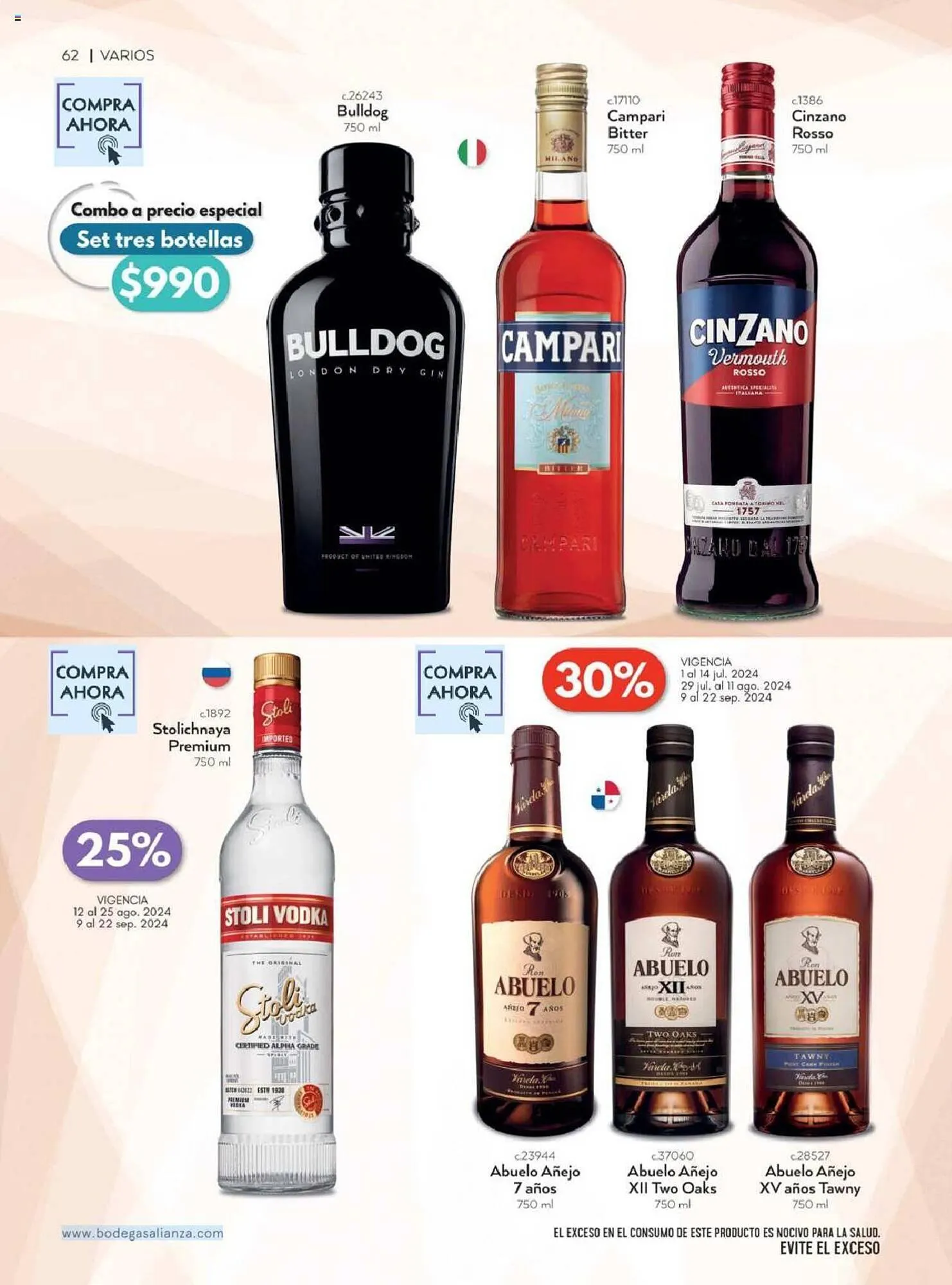 Catálogo de Catálogo Bodegas Alianza 1 de julio al 30 de septiembre 2024 - Pagina 64