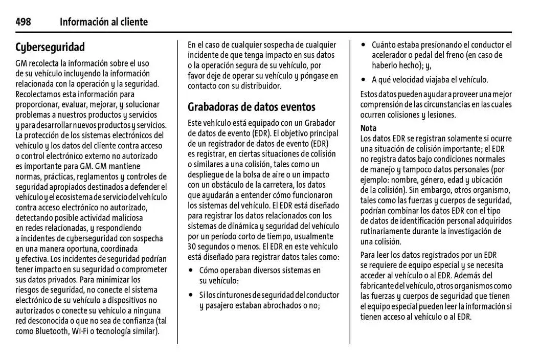 Catálogo de Cheyenne 2025 Manual del propietario 22 de enero al 31 de diciembre 2025 - Pagina 499