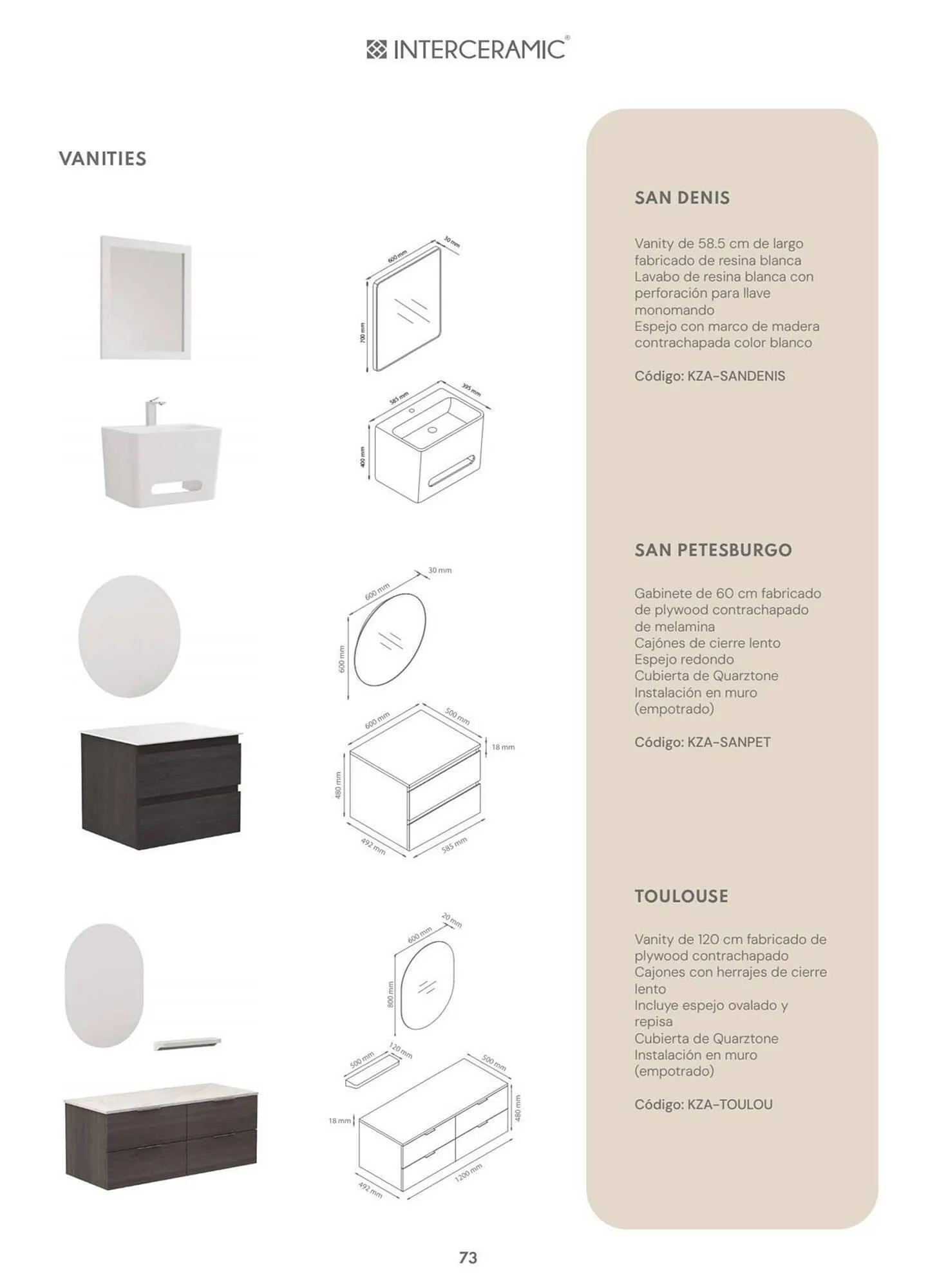 Catálogo de Catálogo Interceramic 9 de octubre al 1 de noviembre 2023 - Pagina 70