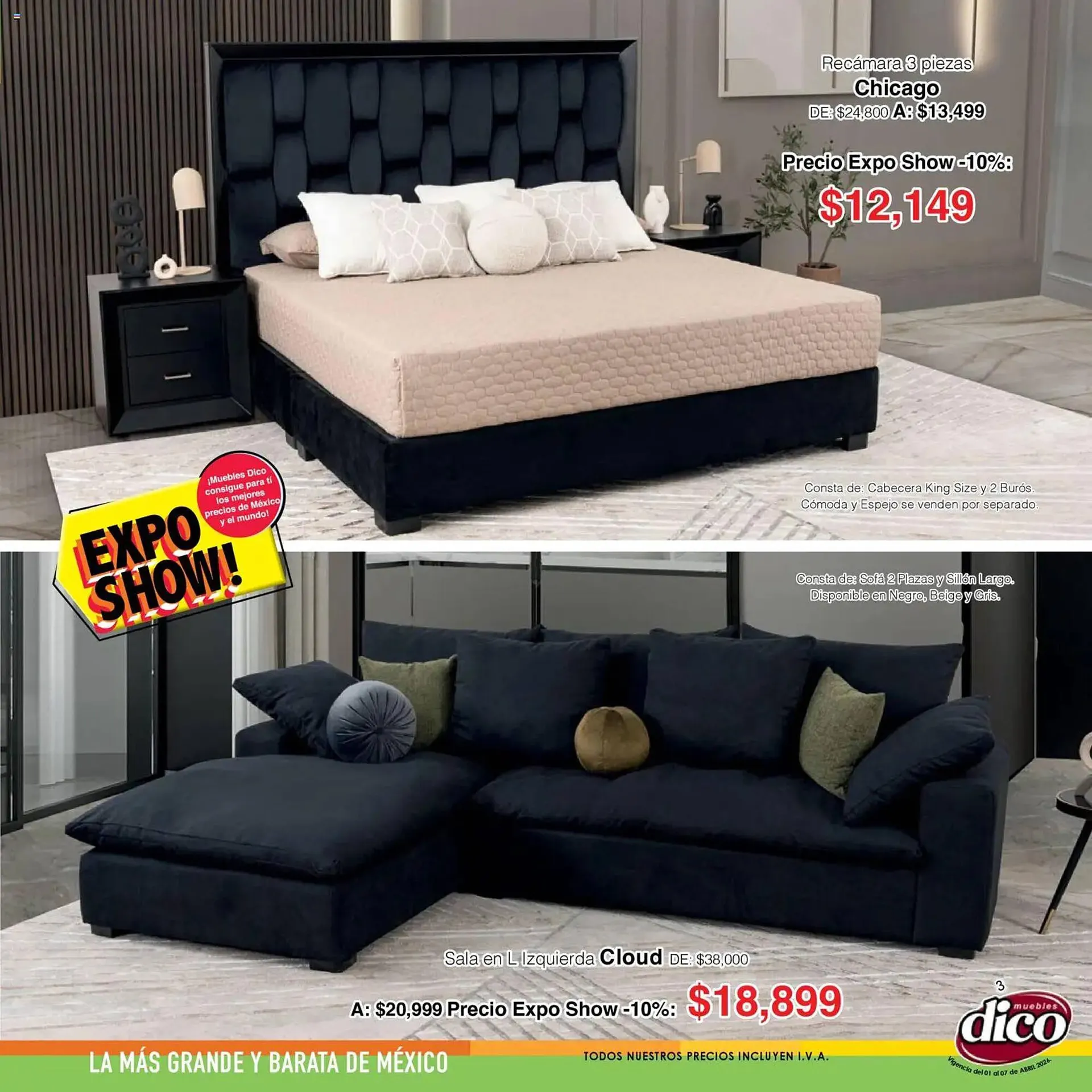 Catálogo de Catálogo Muebles Dico 1 de abril al 7 de abril 2026 - Pagina 3