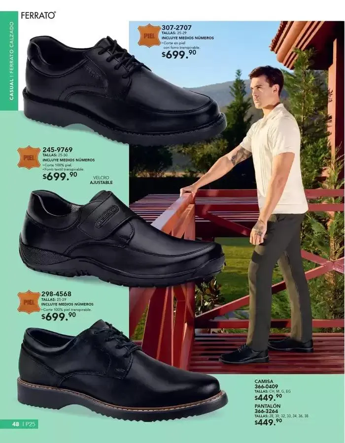 Catálogo de ANDREA | CALZADO CABALLERO 26 de enero al 24 de mayo 2025 - Pagina 48