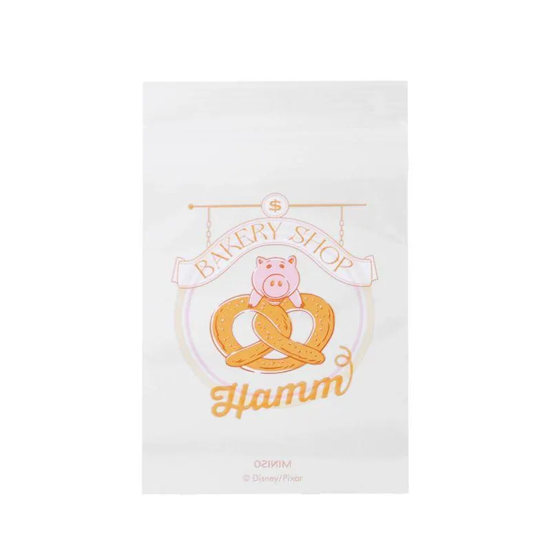 Paquete Bolsas De Sellado Disney Hamm Toy Story Transparentes 7x12 cm Herméticas 20 Piezas