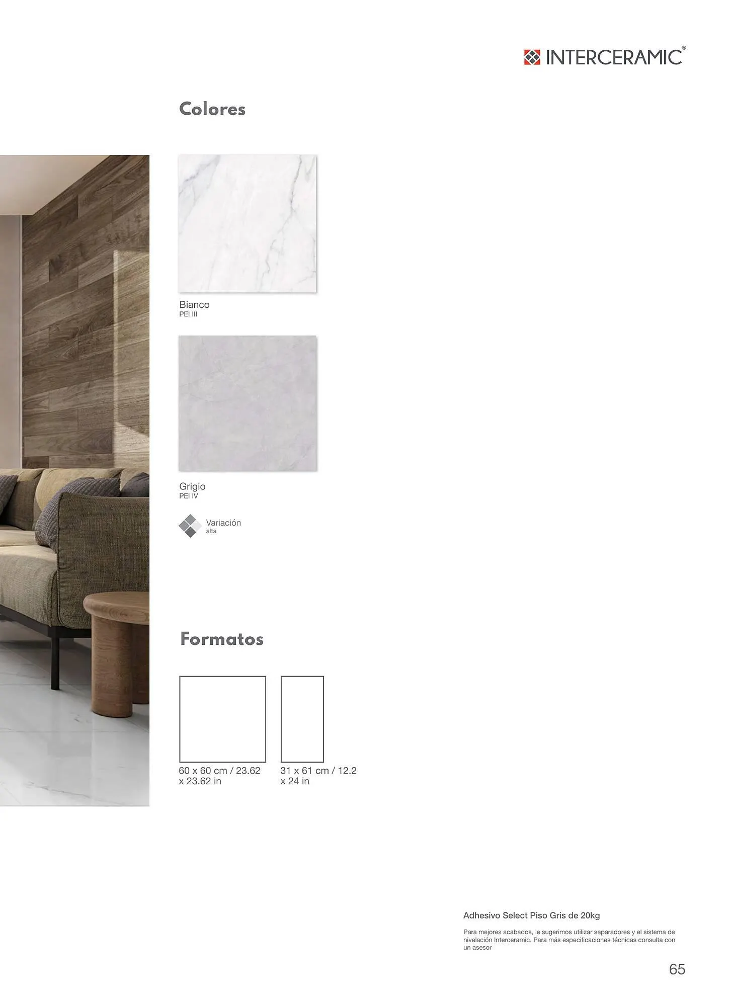 Catálogo de Catálogo Interceramic 12 de marzo al 31 de diciembre 2024 - Pagina 65