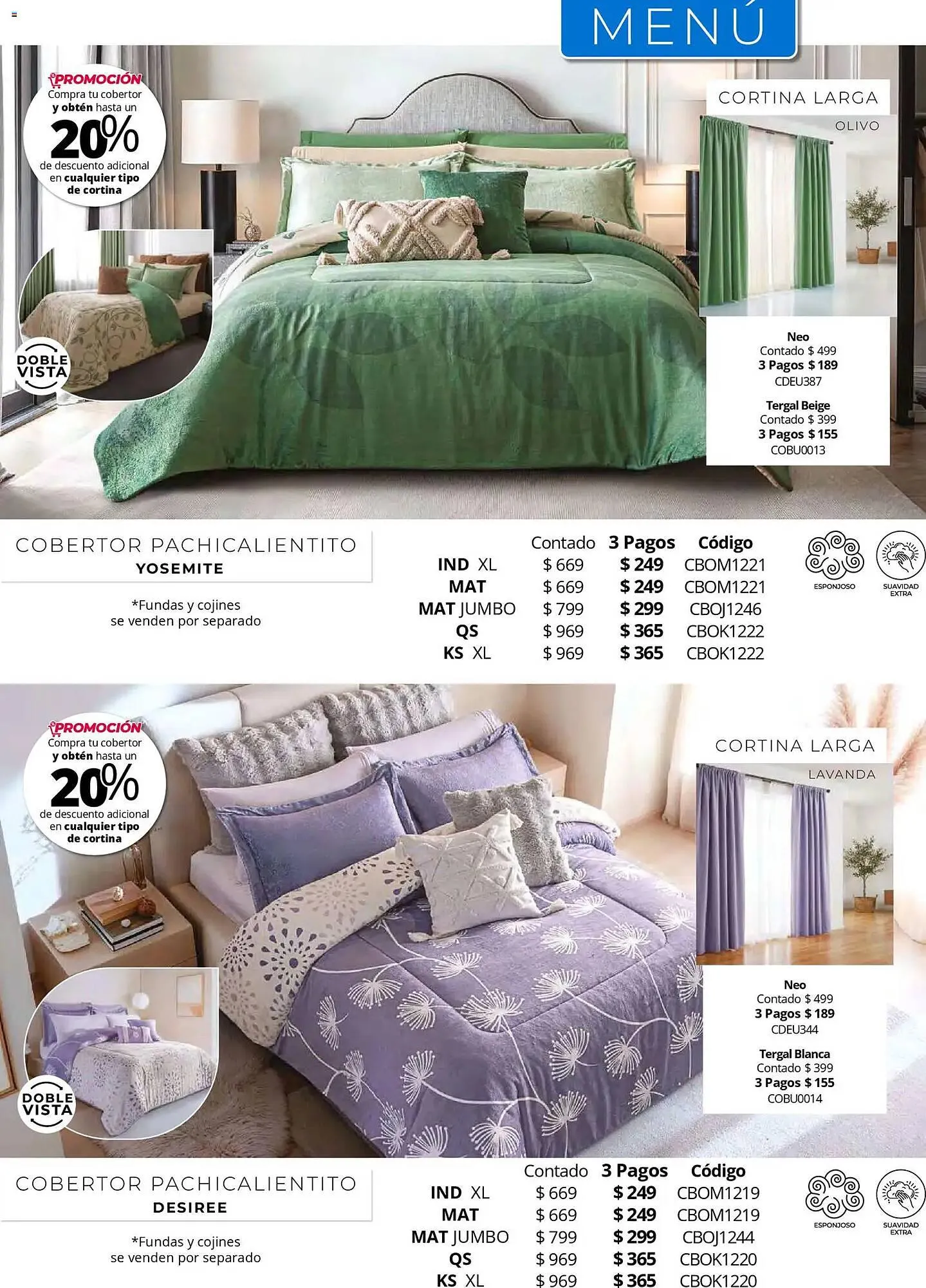 Catálogo de Catálogo Colchas Concord 1 de mayo al 1 de agosto 2026 - Pagina 322