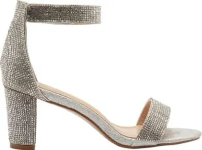 sandalia tacón piedras