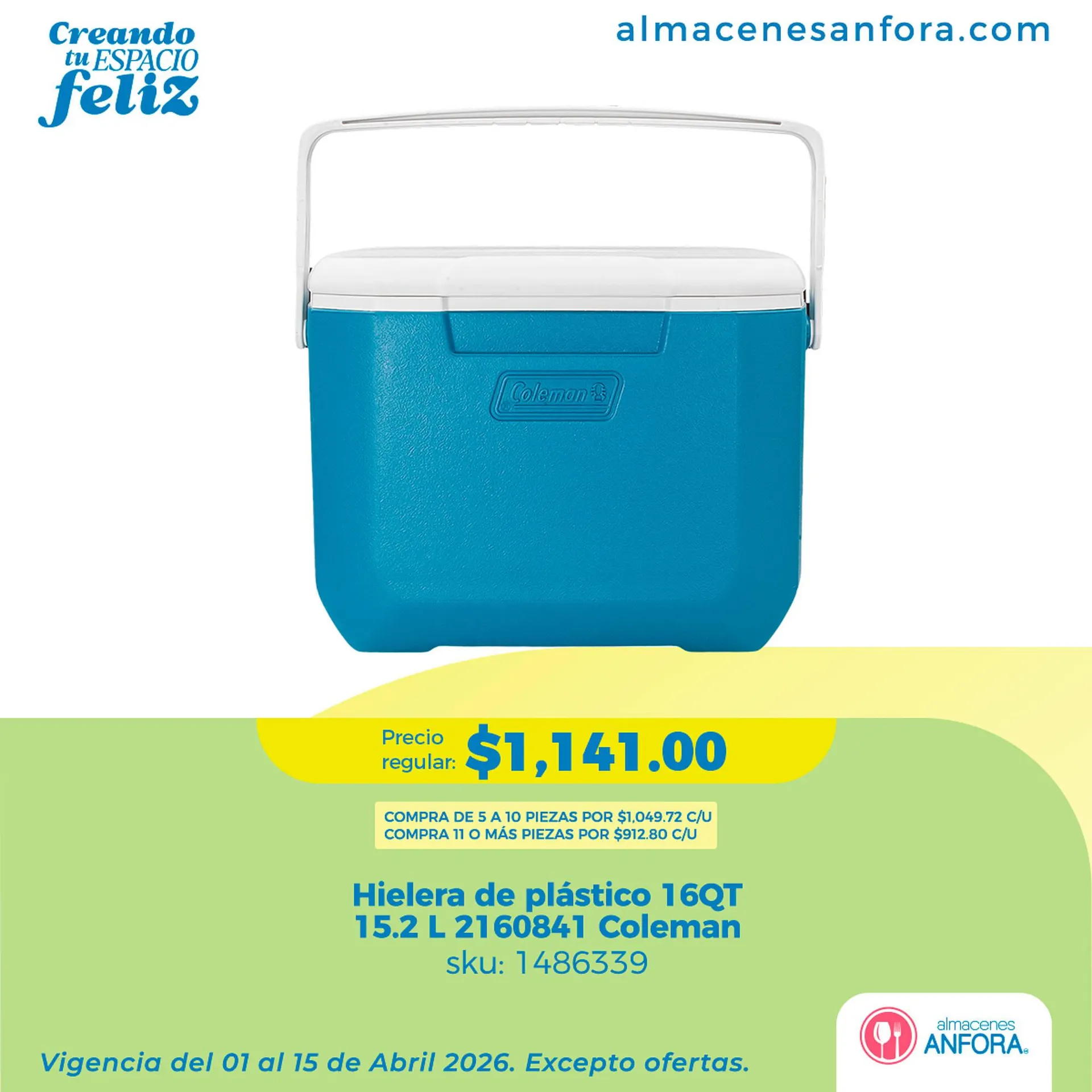 Catálogo de Catálogo Almacenes Anfora 14 de abril al 15 de abril 2026 - Pagina 1