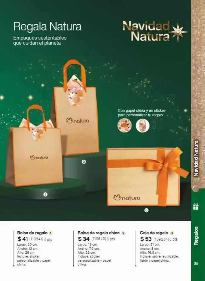 Catálogo de Portada Especial Navidad Natura 30 de septiembre al 31 de diciembre 2024 - Pagina 35