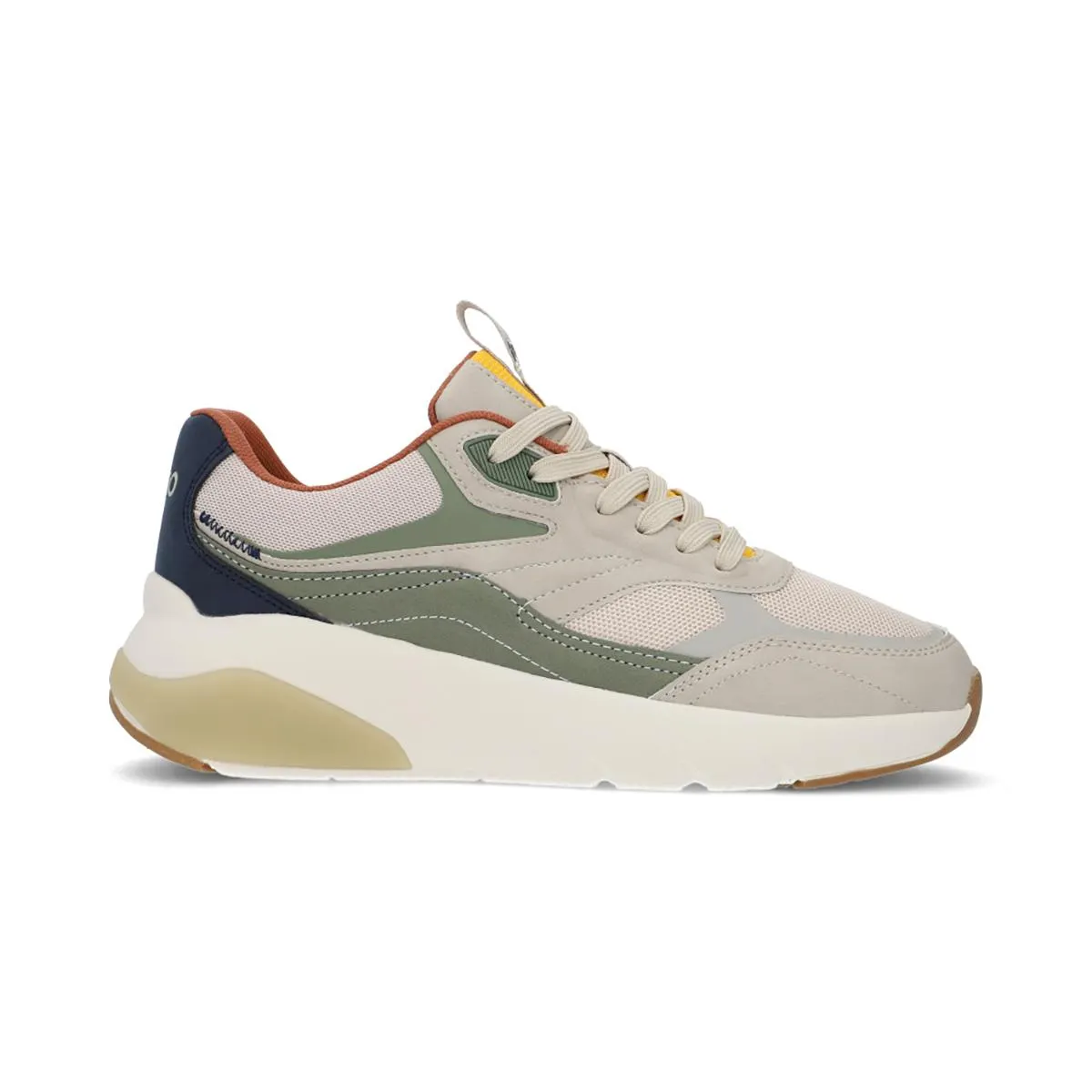 SNEAKER URBANO SPORT CAPA DE OZONO PARA HOMBRE ESTILO 607001 BEIGE