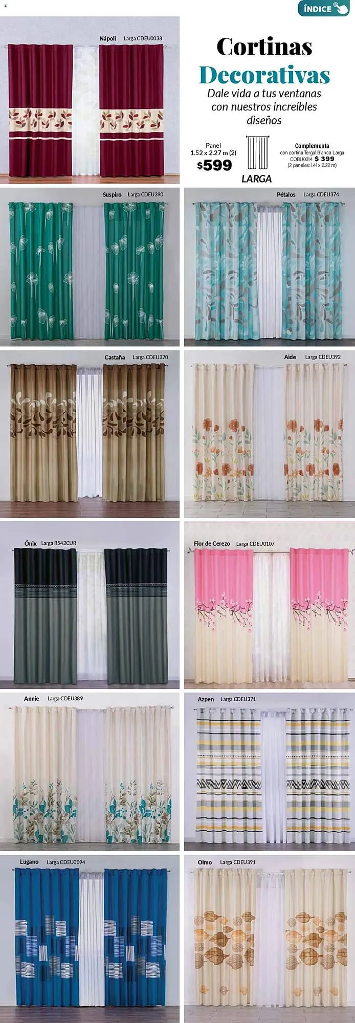 Catálogo de Catálogo Colchas Concord 1 de noviembre al 1 de febrero 2026 - Pagina 228