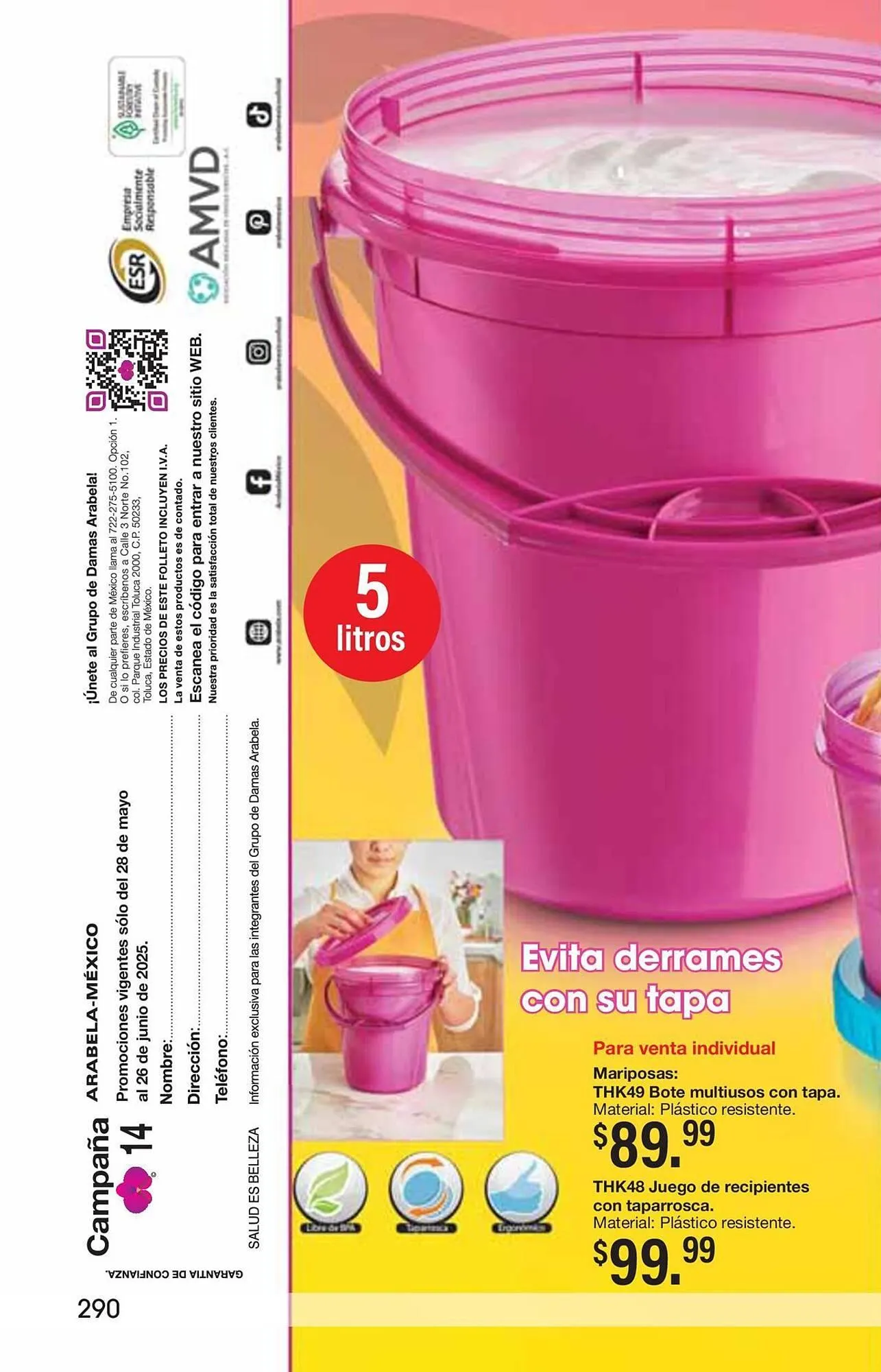 Catálogo de Catálogo Arabela 5 de junio al 26 de junio 2025 - Pagina 270