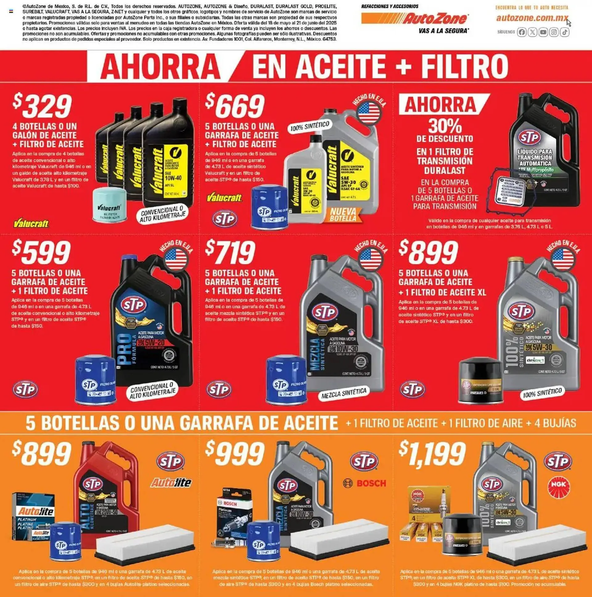 Catálogo de Catálogo AutoZone 18 de mayo al 22 de junio 2025 - Pagina 16