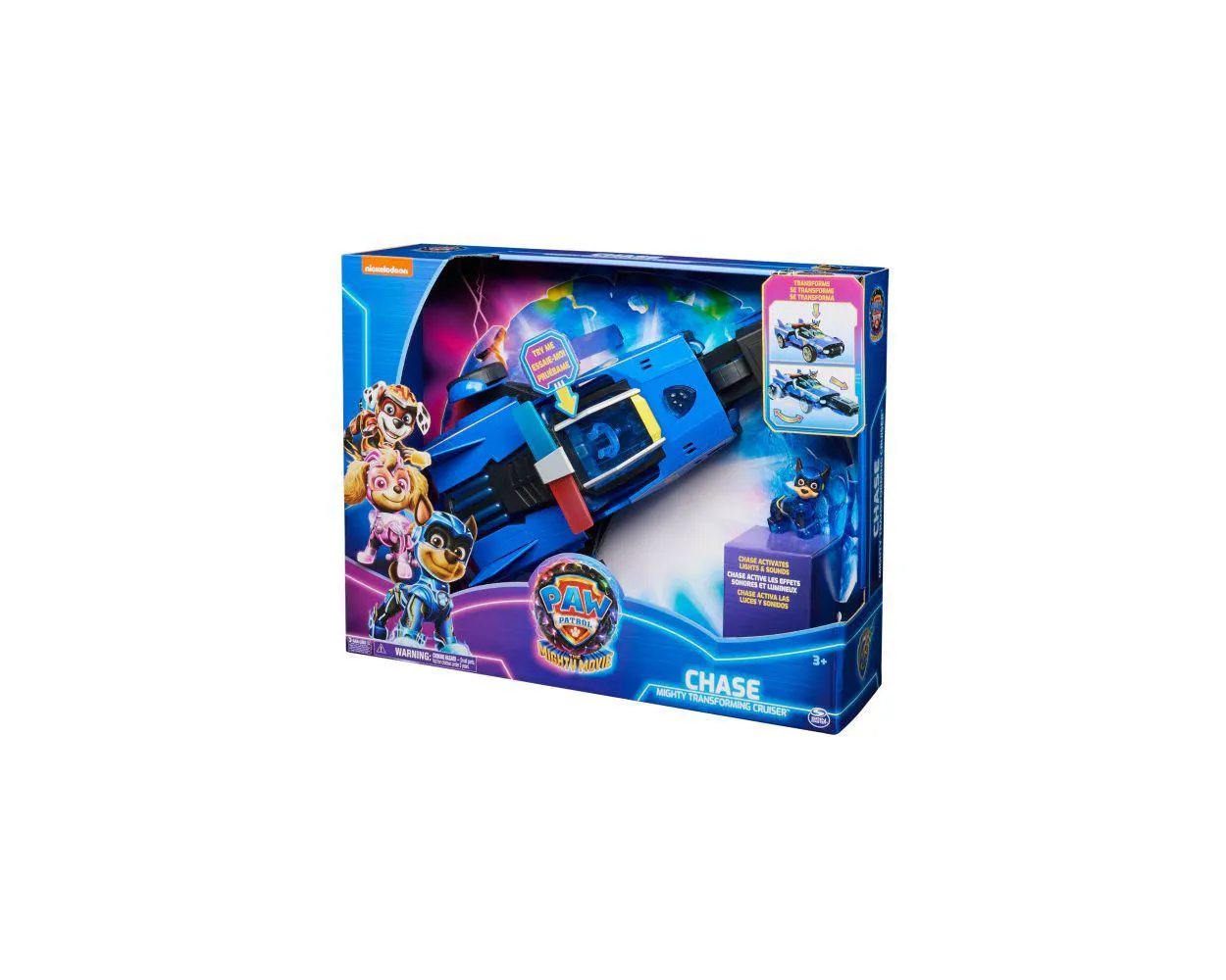 Paw Patrol Jet Espiral Transformable En Modo Rescate Chase