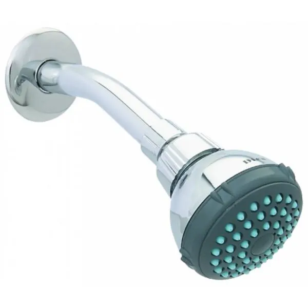 Regadera con brazo y chapeton acabado en cromo 4506B Dica