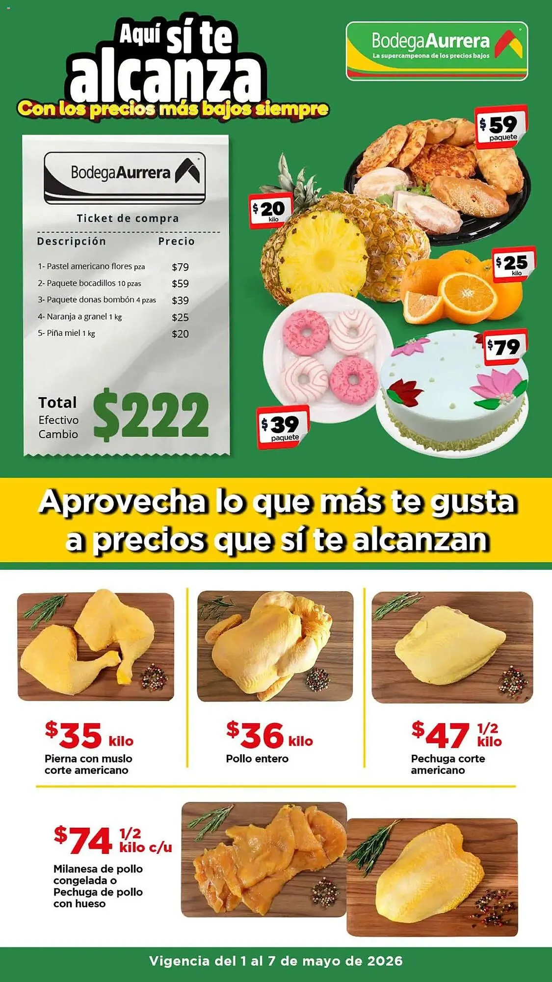 Catálogo de Folleto Bodega Aurrerá 1 de mayo al 8 de mayo 2026 - Pagina 1