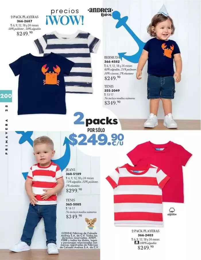Catálogo de ANDREA | INFANTIL BABY 26 de enero al 24 de mayo 2025 - Pagina 64