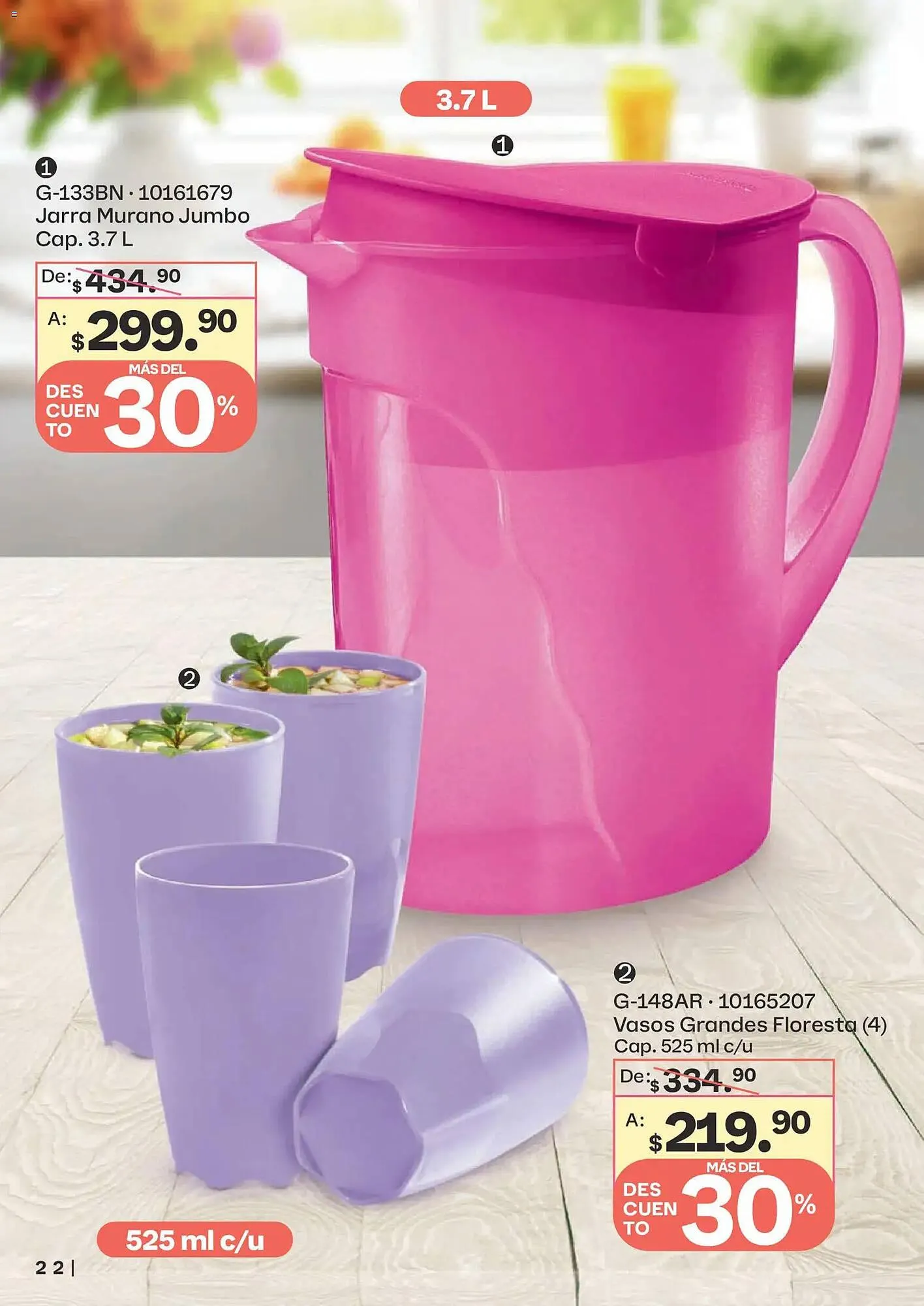 Catálogo de Catálogo Tupperware 23 de febrero al 23 de marzo 2026 - Pagina 22