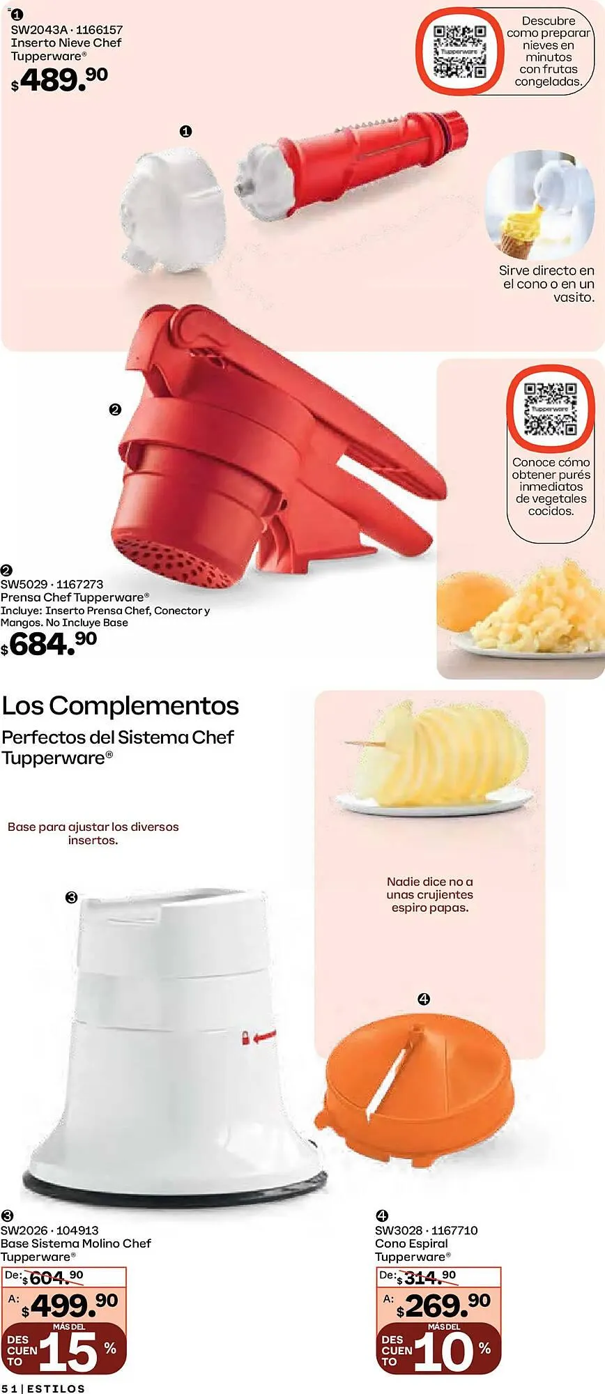 Catálogo de Catálogo Tupperware 29 de diciembre al 26 de enero 2026 - Pagina 51