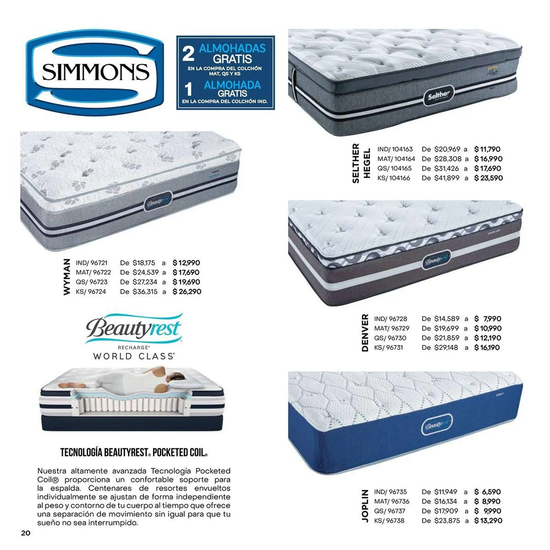 Catálogo de Catálogo Muebles Placencia 8 de febrero al 19 de febrero 2024 - Pagina 20