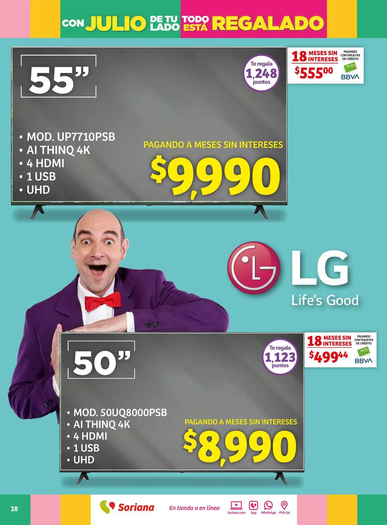 Catálogo de Soriana - Folleto Julio Regalado Mercado Nacional Oferta actual 13 de julio al 20 de julio 2023 - Pagina 28