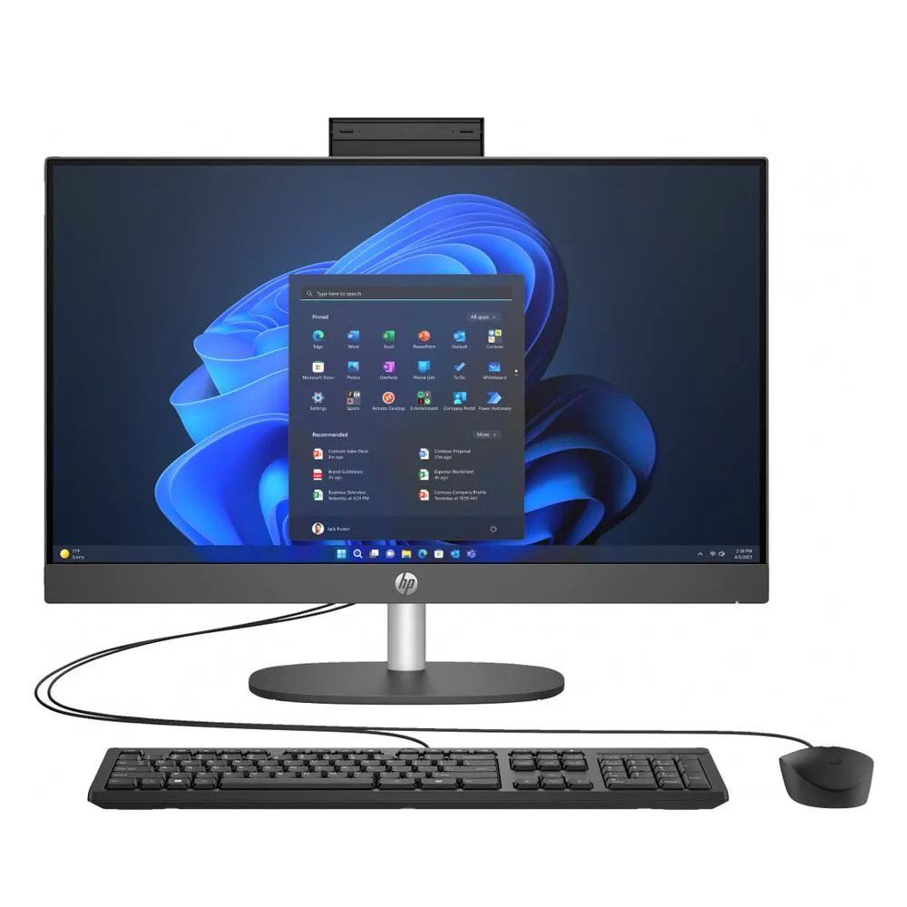 Computadora Aio Hp Proone 245 G10 23.8" Fhd Amd Ryzen 3 8Gb 256Gb Ssd Windows 11 Home 9P7K5La#Abm