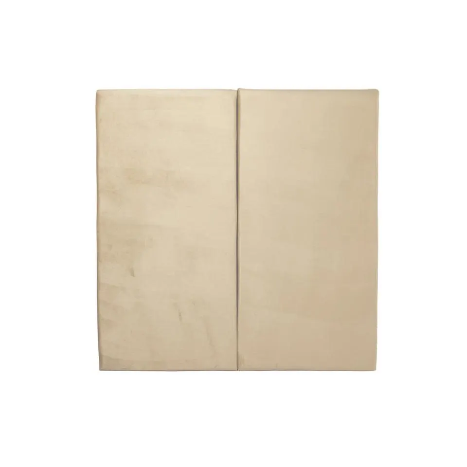 Juego de 2 paneles para cabecera modular individual Lunaria - Beige
